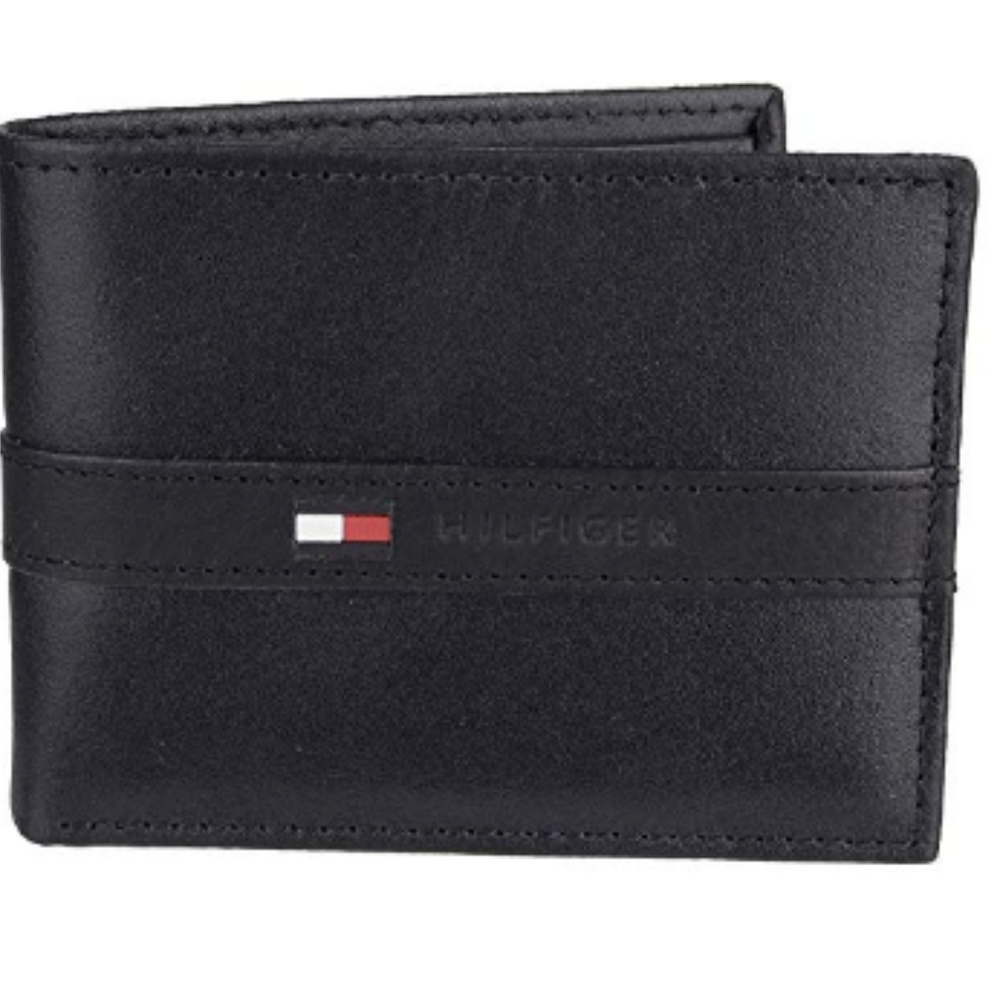 Tommy Hilfiger Men's Thin Casual Bifold Wallet